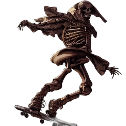creature, robot, animal, concept art, 3d render, skeleton, fashion, model transparent PNG cut-out