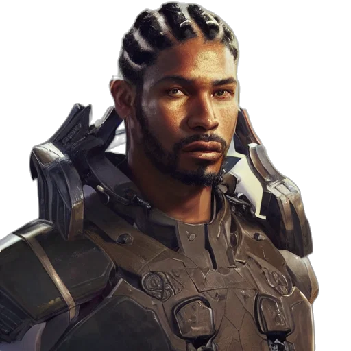 face, hair, dragon, weapon transparent PNG cut-out