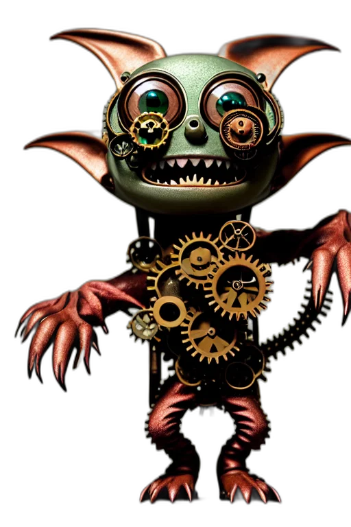 robot, creature, staff, mask, concept art, 3d render, cartoon, comic book art transparent PNG cut-out