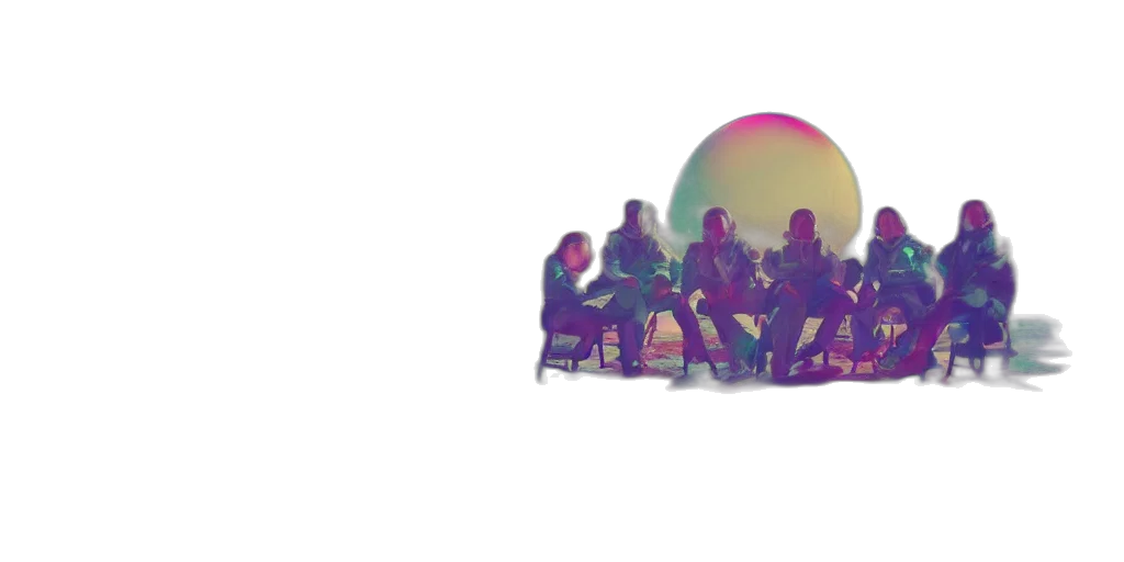 staff, concept art, vaporwave, outer space transparent PNG cut-out