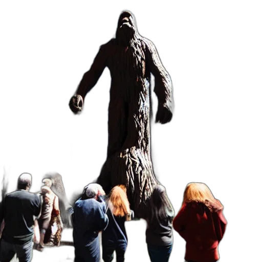 creature, tree, staff, concept art transparent PNG cut-out