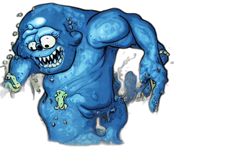creature, mask, concept art, comic book art transparent PNG cut-out