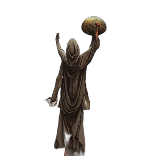 staff, weapon, sword, 3d render transparent PNG cut-out