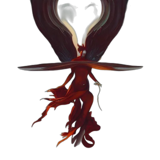 hair, crown, mask, creature transparent PNG cut-out