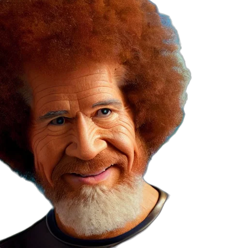 hair, face, robot, creature transparent PNG cut-out