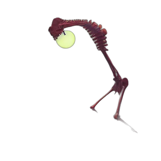 staff, creature, food, weapon, 3d render, concept art, fantasy art, tall transparent PNG cut-out