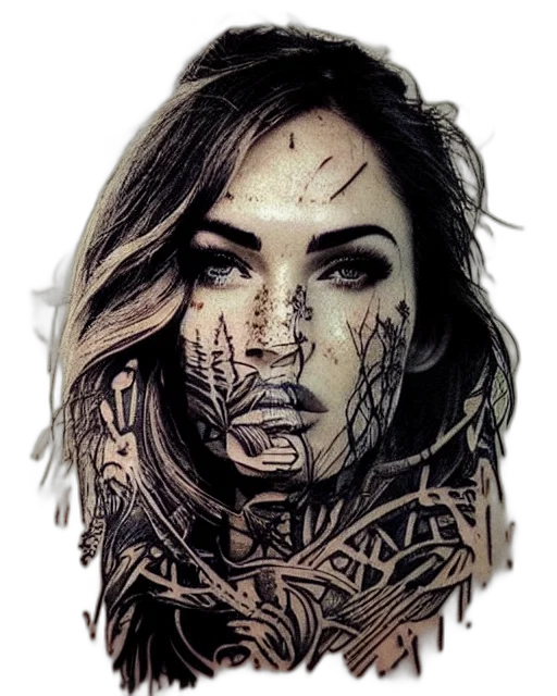 face, mask, hair, jewelry, comic book art, photorealistic, fantasy art, concept art transparent PNG cut-out
