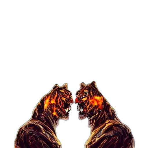 animal, mask, crown, creature, concept art, comic book art, pixel art, fantasy art transparent PNG cut-out