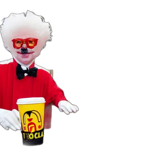 food, 3d render, person, who transparent PNG cut-out