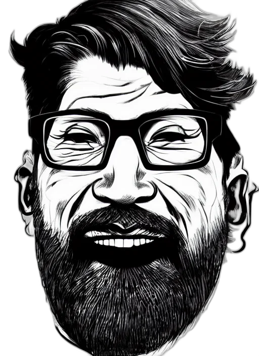 face, staff, cartoon, comic book art transparent PNG cut-out