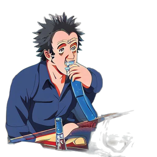 staff, food, jacket, cartoon transparent PNG cut-out