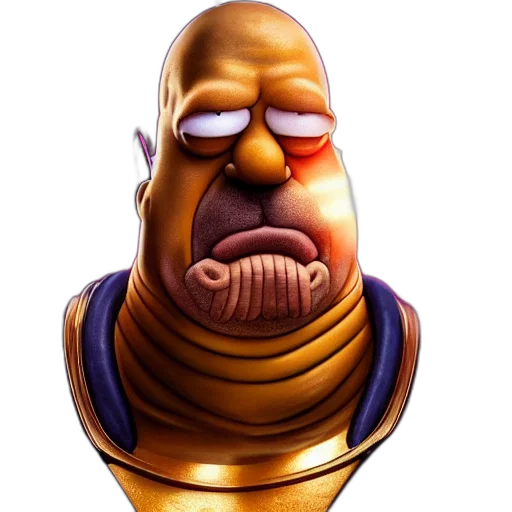 face, mask, staff, creature, concept art, 3d render, photorealistic, comic book art transparent PNG cut-out