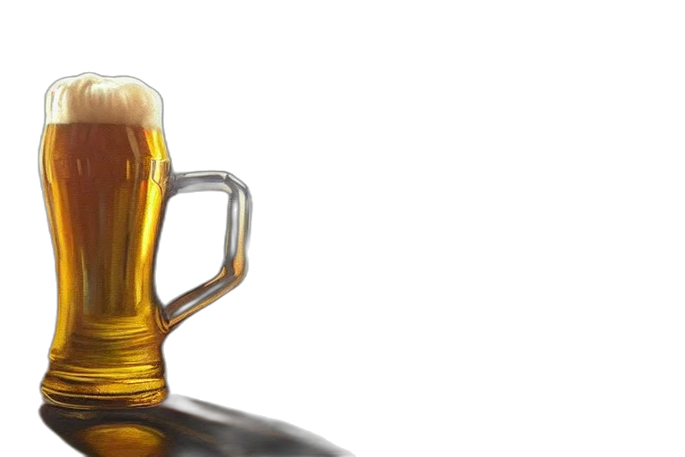 bottle, crown, photorealistic, 3d render, concept art, oil painting, beer, cafe transparent PNG cut-out