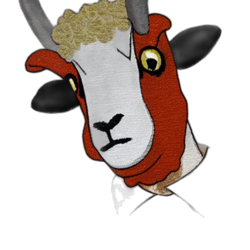 animal, mask, hat, face, cartoon, 3d render, concept art, pixel art transparent PNG cut-out