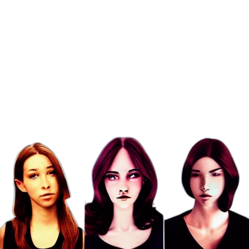 face, pixel art, concept art, 3d render, photorealistic, dark, monochrome, red transparent PNG cut-out