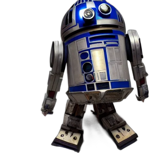 robot, 3d render, concept art, steampunk transparent PNG cut-out