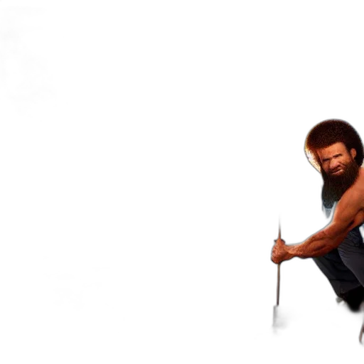 hair, sword, staff, concept art transparent PNG cut-out