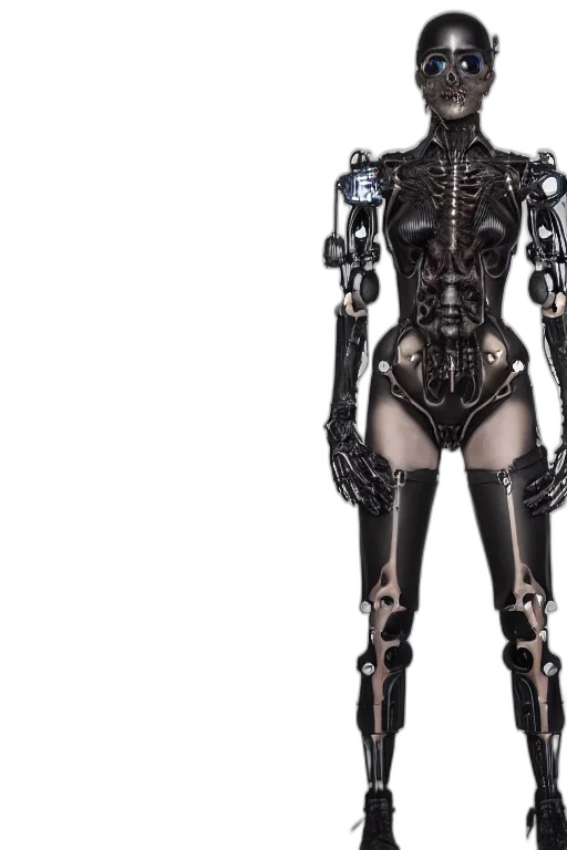 robot, cyberpunk, concept art, 3d render, beautifull, anatomialy, perfect, woman transparent PNG cut-out