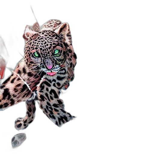 animal, photorealistic, 3d render, fantasy art transparent PNG cut-out