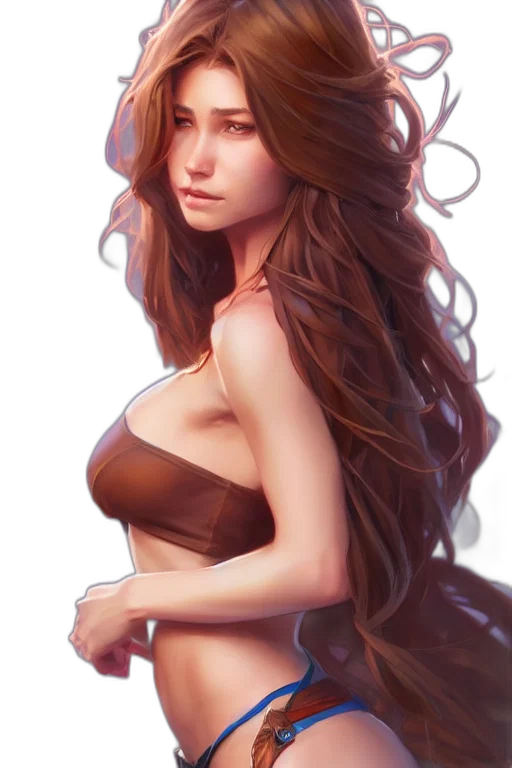 dress, hair, face, crown, fantasy art, photorealistic, oil painting, concept art transparent PNG cut-out