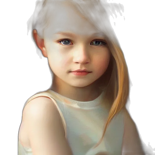 face, dress, hair, photorealistic, oil painting, fantasy art, 3d render, pastel transparent PNG cut-out