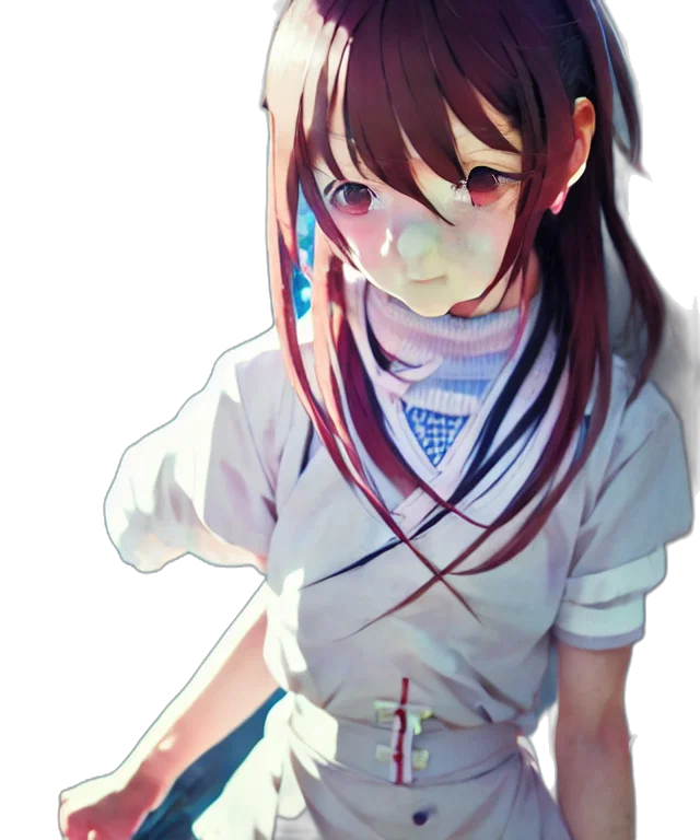 dress, face, staff, robot transparent PNG cut-out