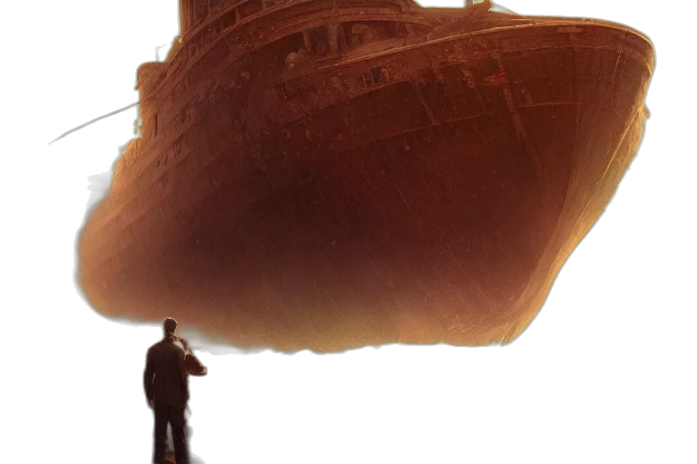 concept art, photorealistic, underwater, outer space transparent PNG cut-out