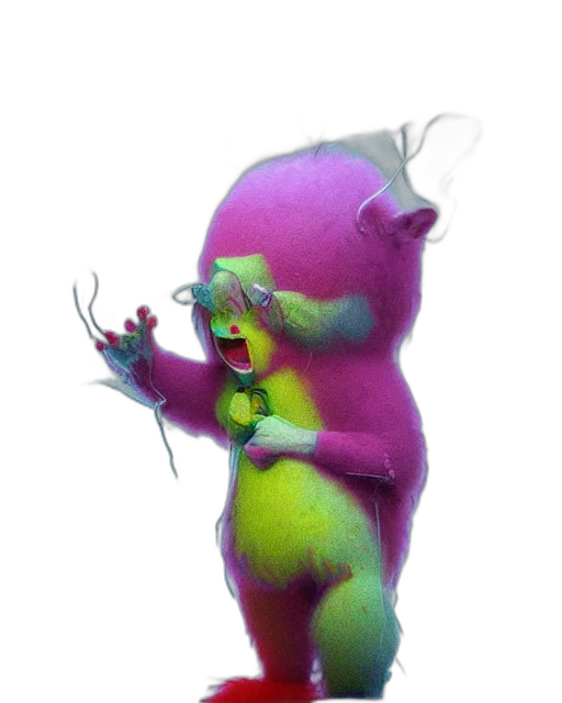 creature, staff, animal, mask transparent PNG cut-out