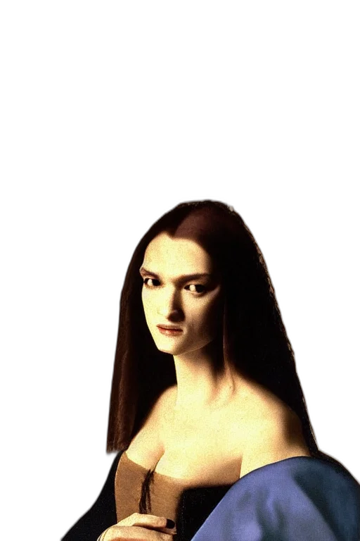 hair, face, dress, crown transparent PNG cut-out