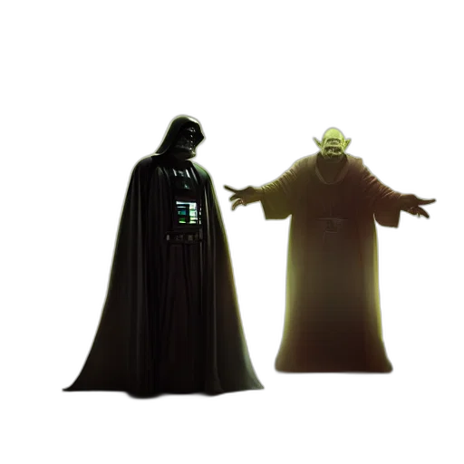 concept art, 3d render, darth, sidious transparent PNG cut-out