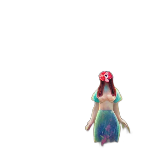 creature, dress, mask, animal transparent PNG cut-out