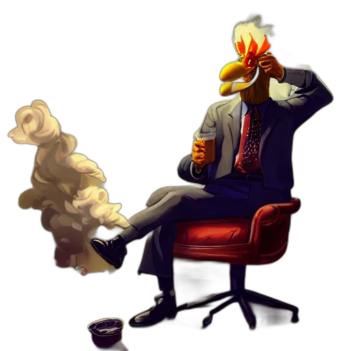 staff, furniture, jacket, concept art transparent PNG cut-out