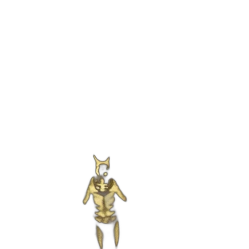 robot, animal, creature, staff, 3d render, concept art, pixel art, fantasy art transparent PNG cut-out