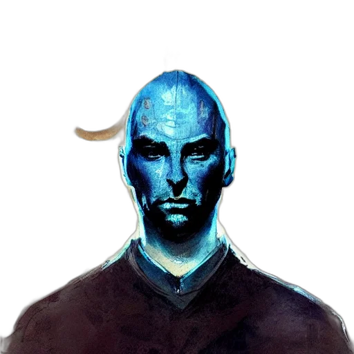 mask, face, staff, creature transparent PNG cut-out