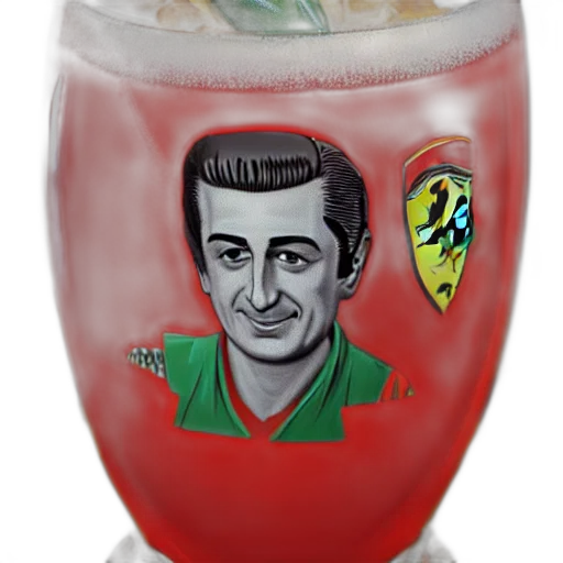 face, bottle, photorealistic, cartoon, vaporwave, 3d render, closeup, photograph transparent PNG cut-out