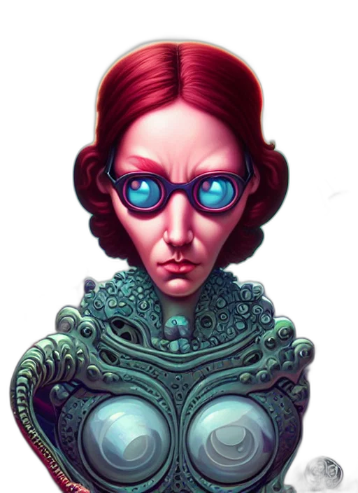 robot, face, mask, comic book art transparent PNG cut-out