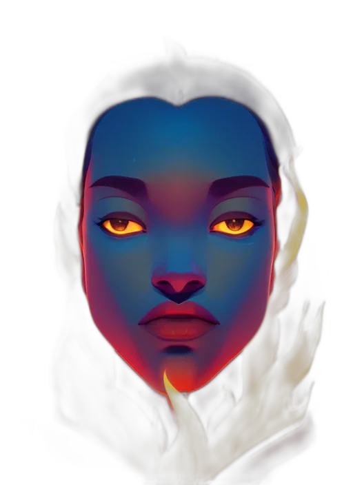 mask, face, creature, robot, concept art, 3d render, fantasy art, photorealistic transparent PNG cut-out