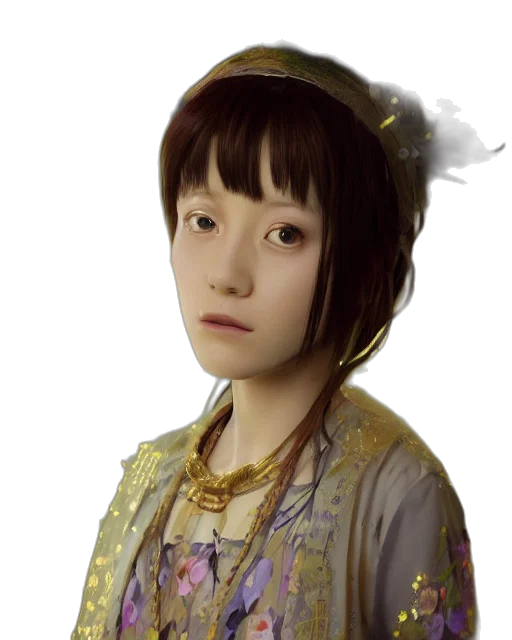 face, robot, dress, staff transparent PNG cut-out