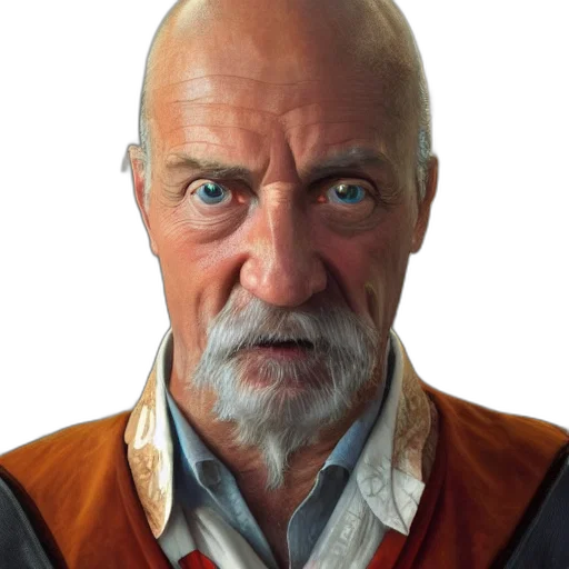 face, jacket, mask, staff, photorealistic, concept art, 3d render, fantasy art transparent PNG cut-out