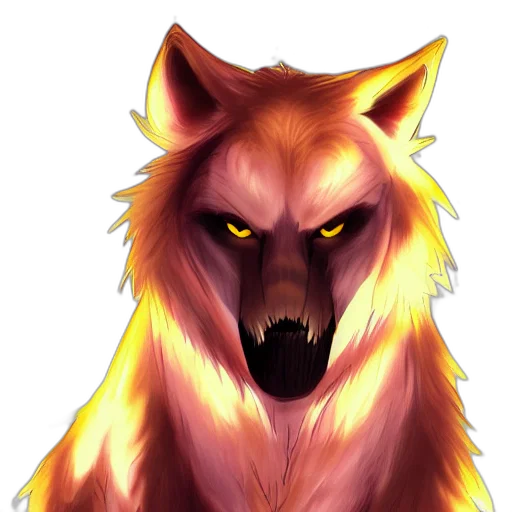animal, creature, staff, mask, fantasy art, concept art, watercolor, pixel art transparent PNG cut-out