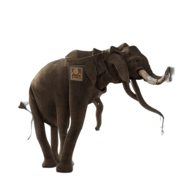staff, animal, creature, 3d render, concept art, photorealistic, fantasy art, robotic transparent PNG cut-out