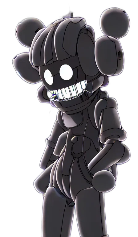mask, robot, creature, staff transparent PNG cut-out