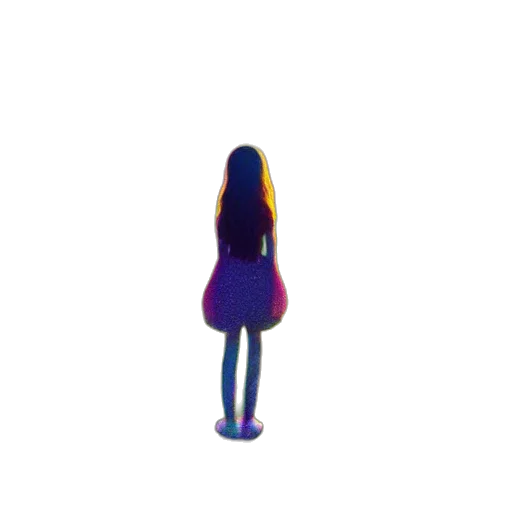 dress, hair, robot, creature transparent PNG cut-out