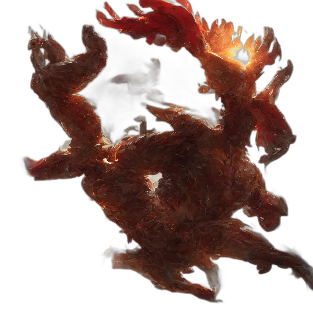 dragon, creature, animal, hair transparent PNG cut-out