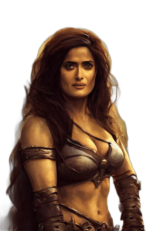 fantasy art, comic book art, concept art, photorealistic transparent PNG cut-out