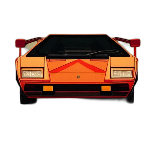 car, pixel art, concept art, 3d render transparent PNG cut-out