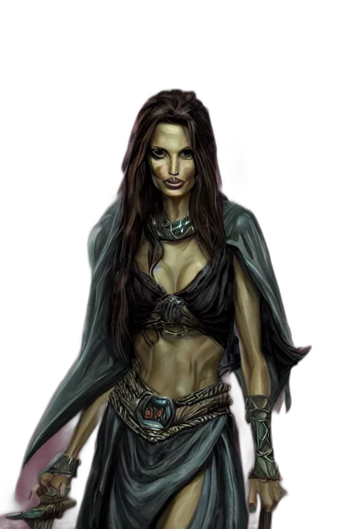 fantasy art, concept art, comic book art, photorealistic transparent PNG cut-out