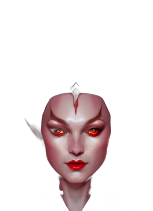 mask, face, crown, jewelry, fantasy art, concept art, 3d render, pixel art transparent PNG cut-out