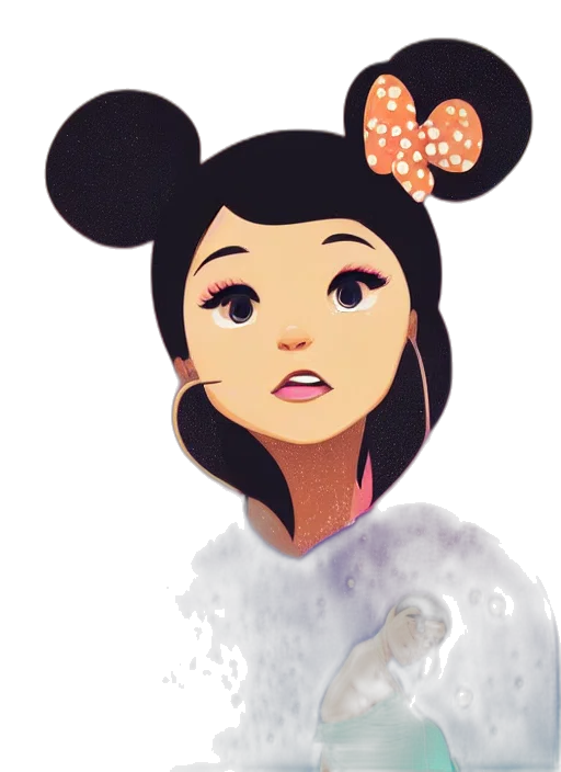face, watercolor, cartoon, concept art transparent PNG cut-out