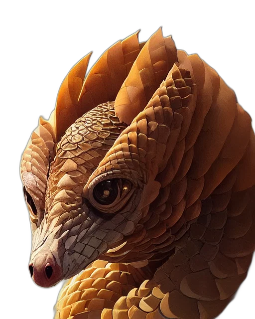 dragon, animal, creature, mask, fantasy art, concept art, 3d render, photorealistic transparent PNG cut-out